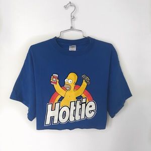 Hottie oversized Simpson’s crop